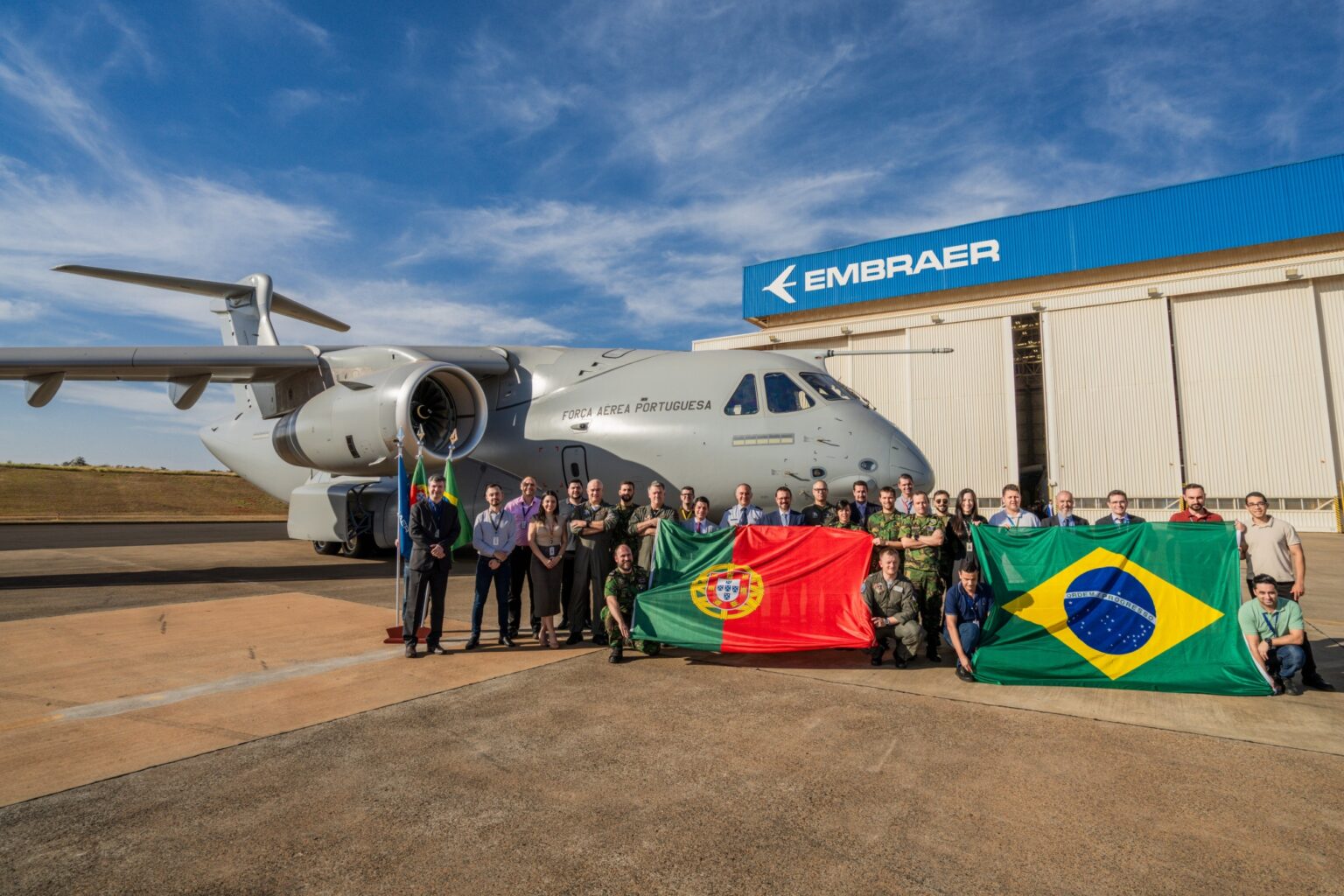 Embraer entrega terceiro KC-390 para Portugal
